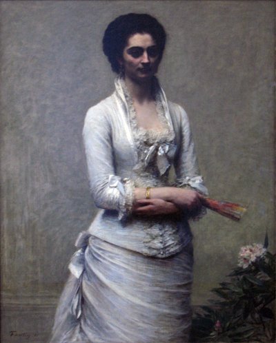 Retrato Callimachi de Eva-Catargi de Ignace Henri Jean Fantin Latour